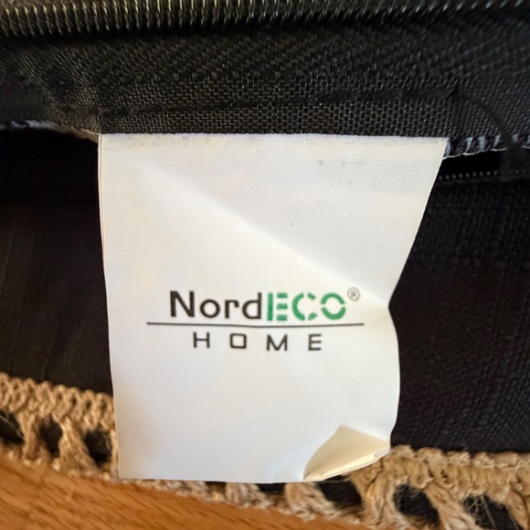 NordECO Home Pillow Cover Black 17" X 17" - Picture 7 of 12